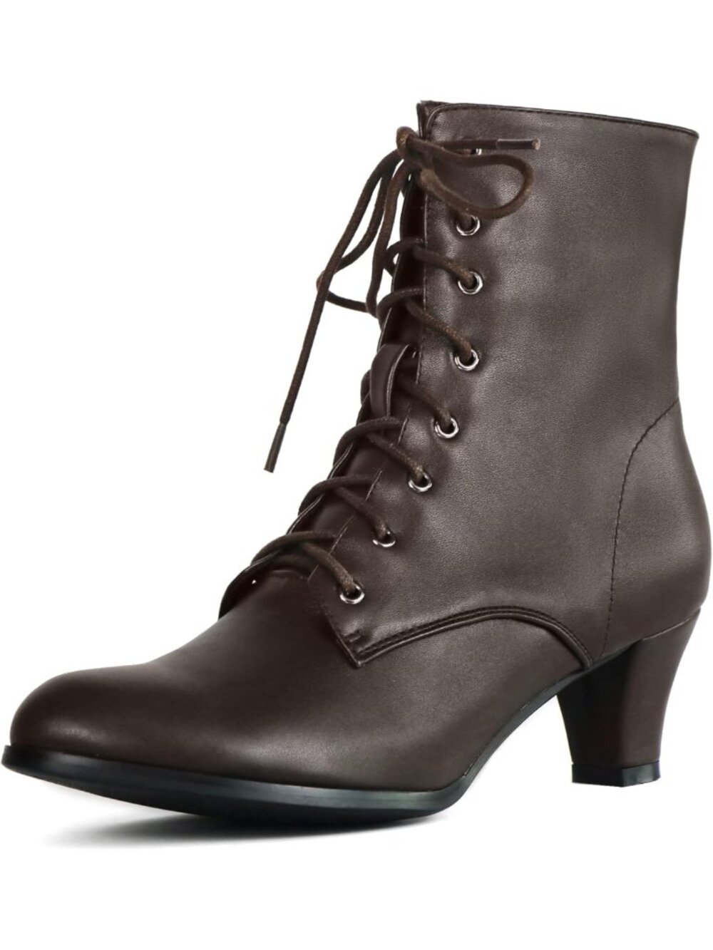 Vintage Victorian Ankle Boots for Medieval, Pirate, & 70s Costumes - Lace-Up